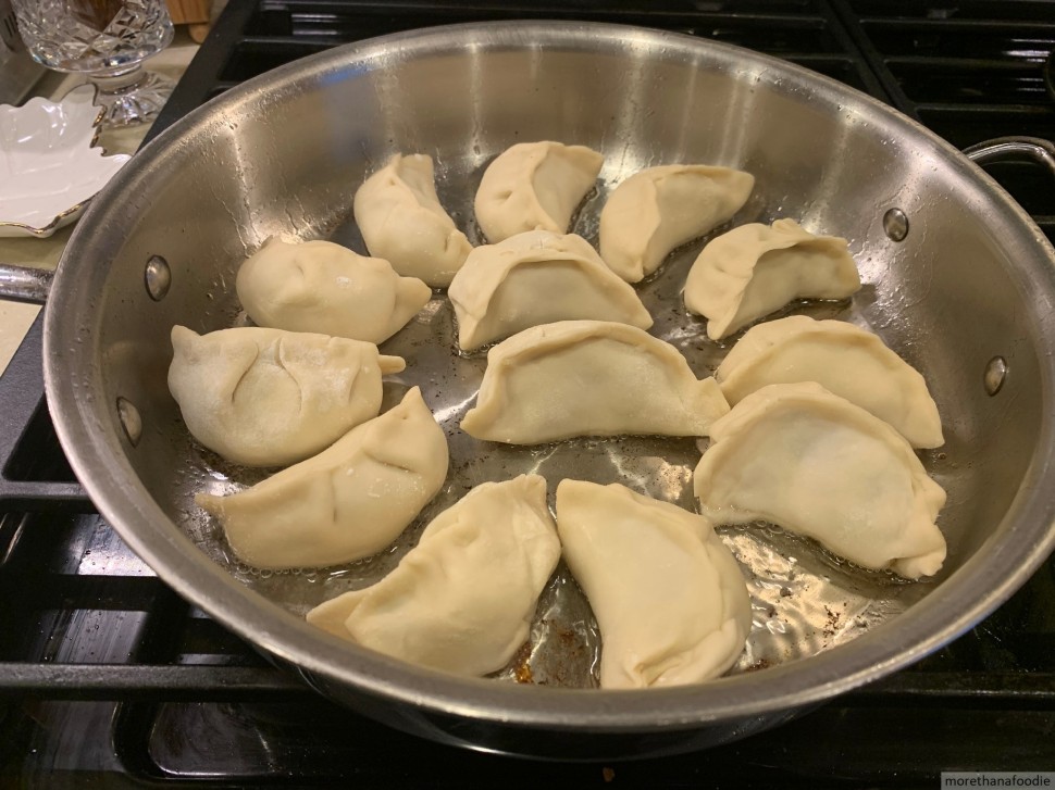 dough handmade chinese style pork dumplings morethanafoodie